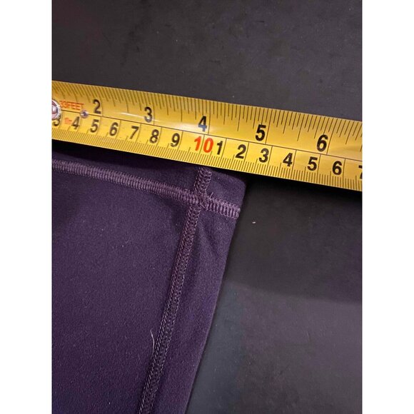 Lululemon Women 4 Black Purple Wunder Under Crop III Leggings - Picture 7 of 7
